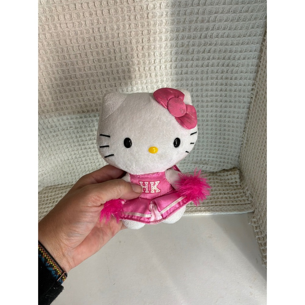 Kawaii Girls Ty Hello Kitty Cheerleader Plush Small Pink White